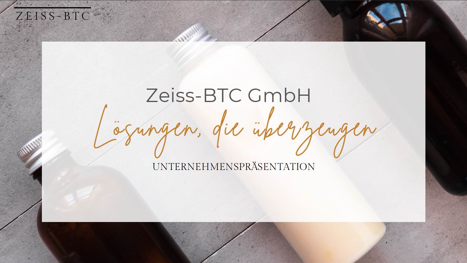 Zeiss-BTC GmbH – Weitere Informationen folgen